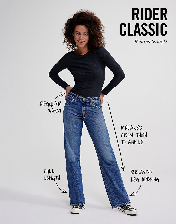 Rider Classic Jeans - A Light Rinse