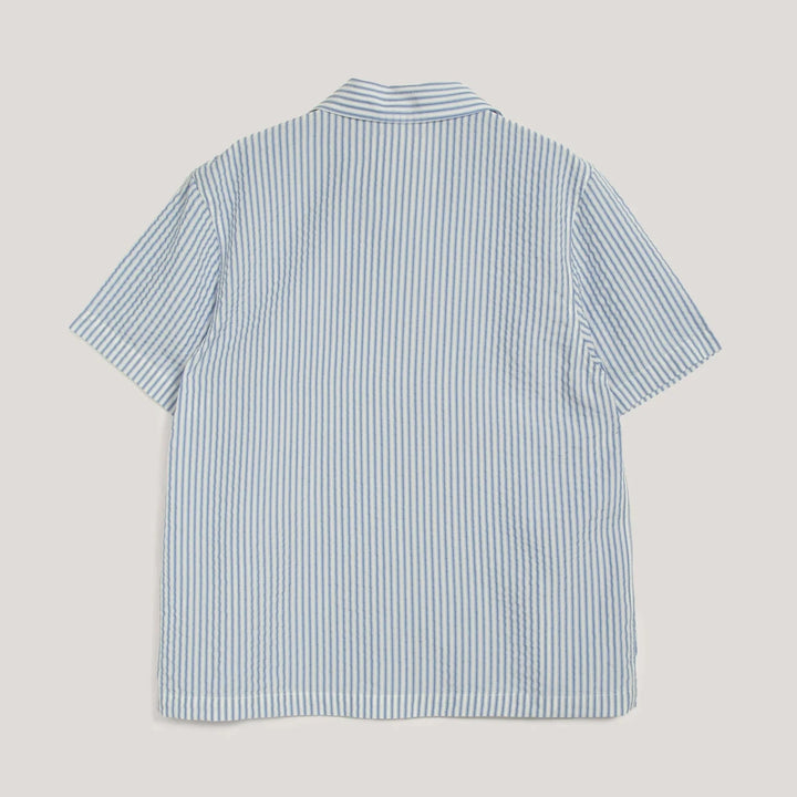 Vegas Shirt - Blue/Ecru