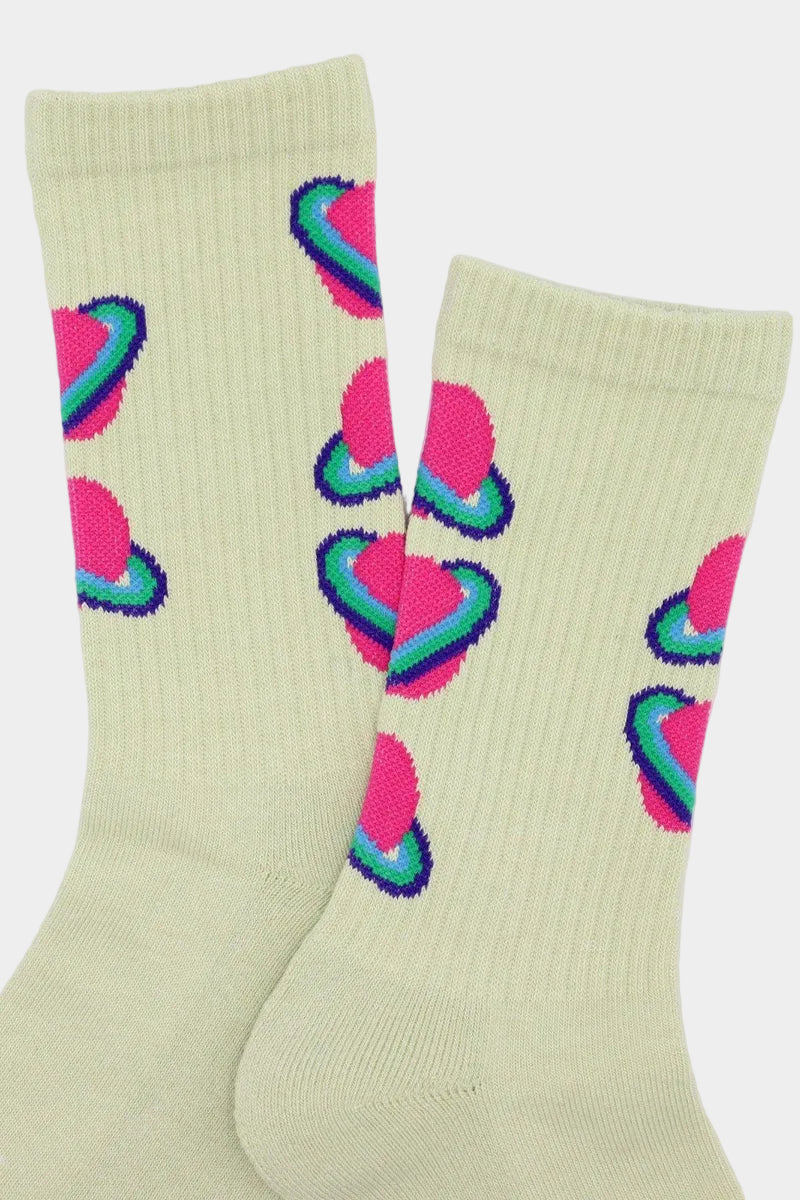 Galaxy Socks - Green