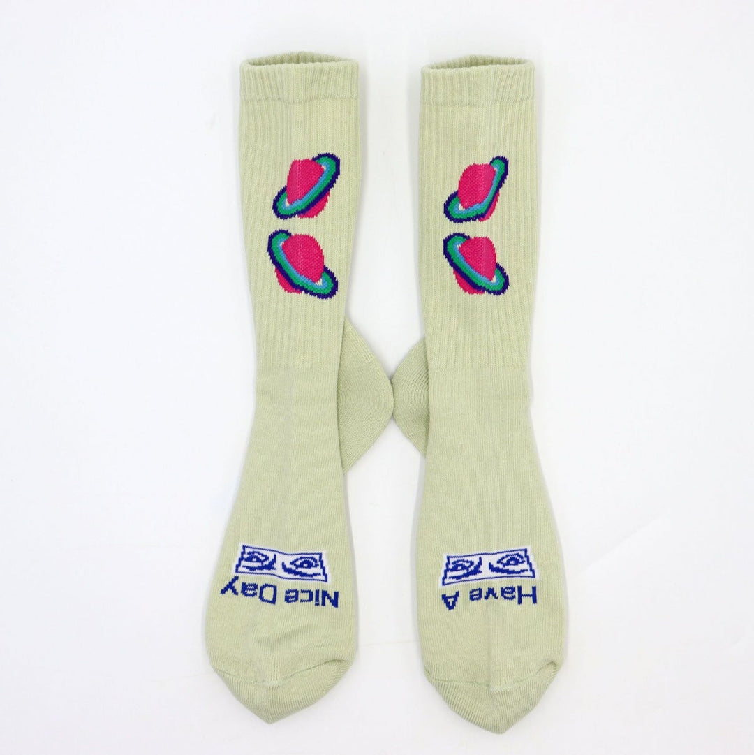 Galaxy Socks - Green