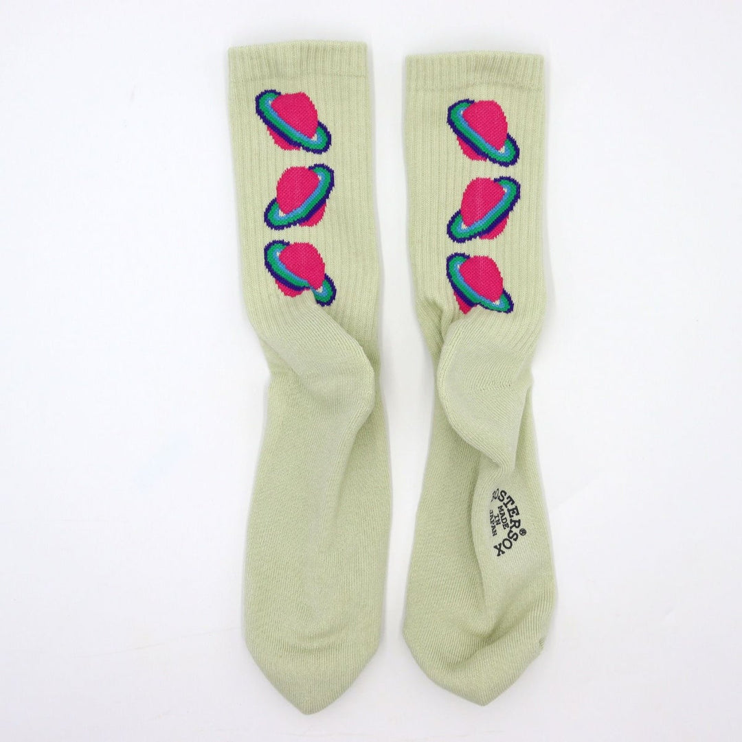 Galaxy Socks - Green