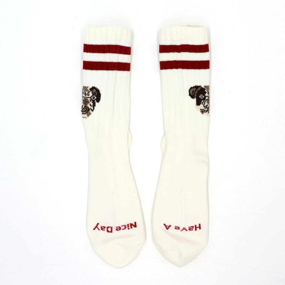 Dog Socks - White - Frontiers Woman