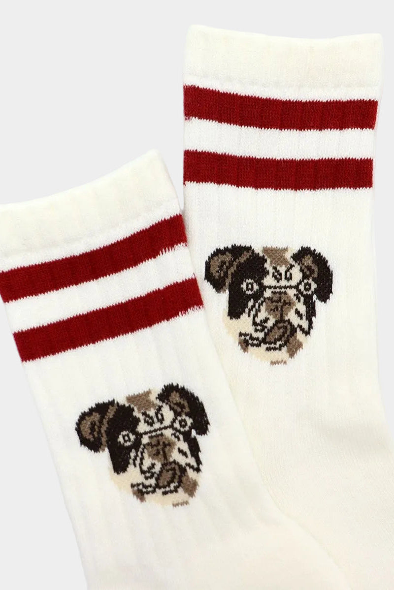 Dog Socks - White - Frontiers Woman