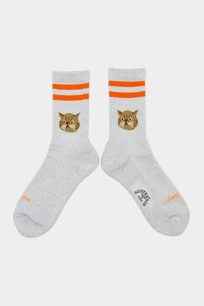Cat Socks - Orange