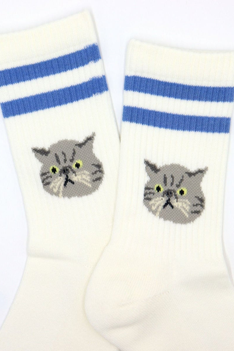 Cat Socks - Blue - Frontiers Woman