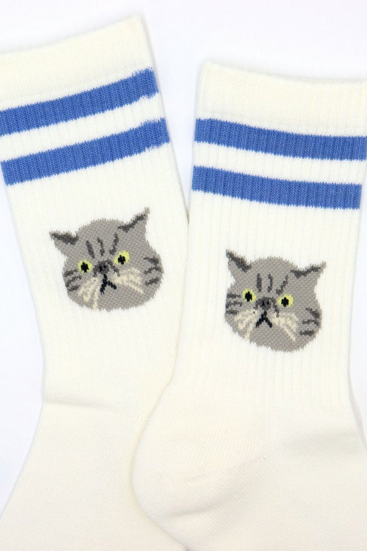 Cat Socks - Blue - Frontiers Woman