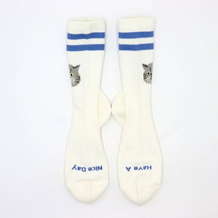 Cat Socks - Blue - Frontiers Woman