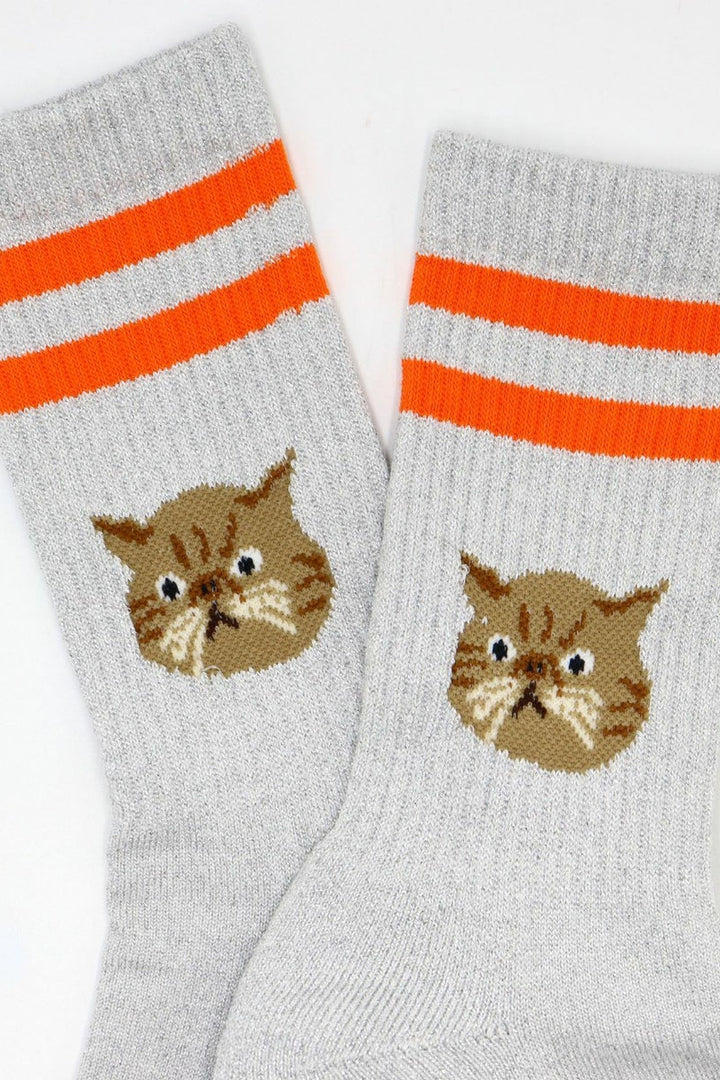 Cat Socks - Orange