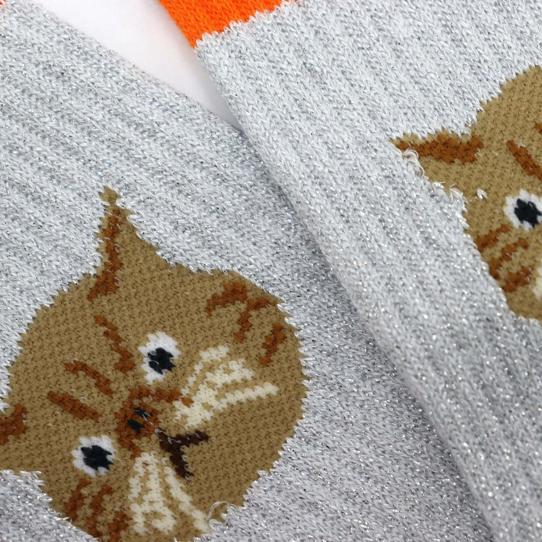 Cat Socks - Orange