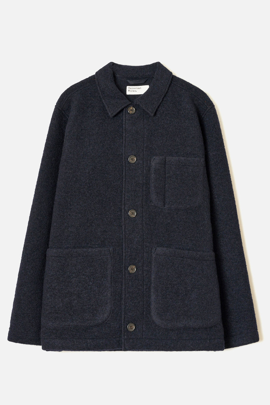 Field Jacket - Navy Wool Fleece
