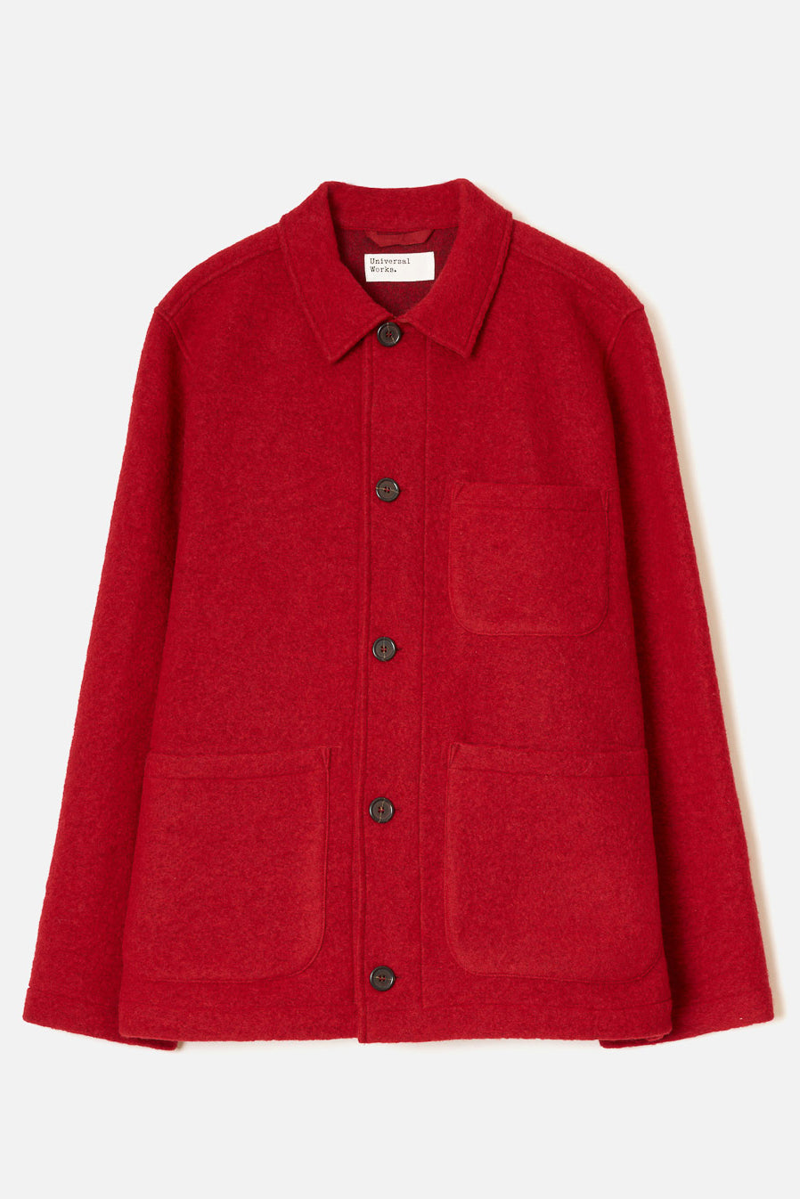 Field Jacket - Scarlet Wool Fleece