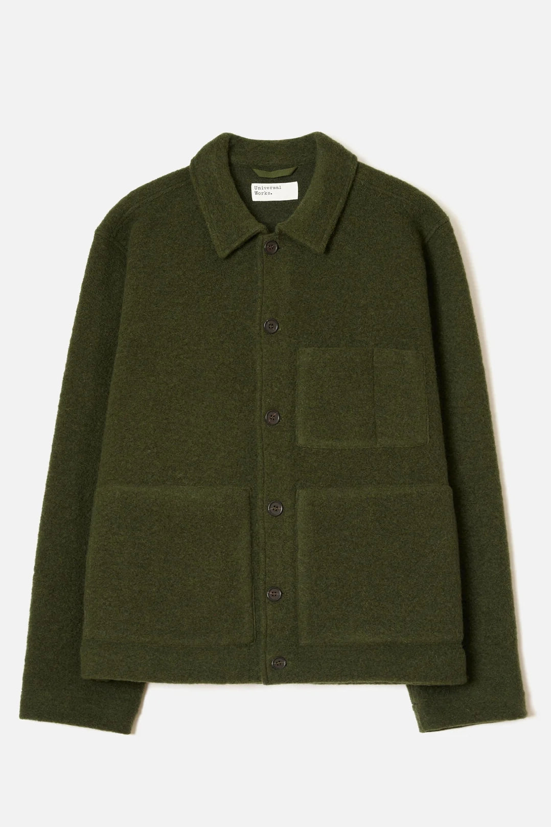 Uniform Jacket - Olive Wool Fleece