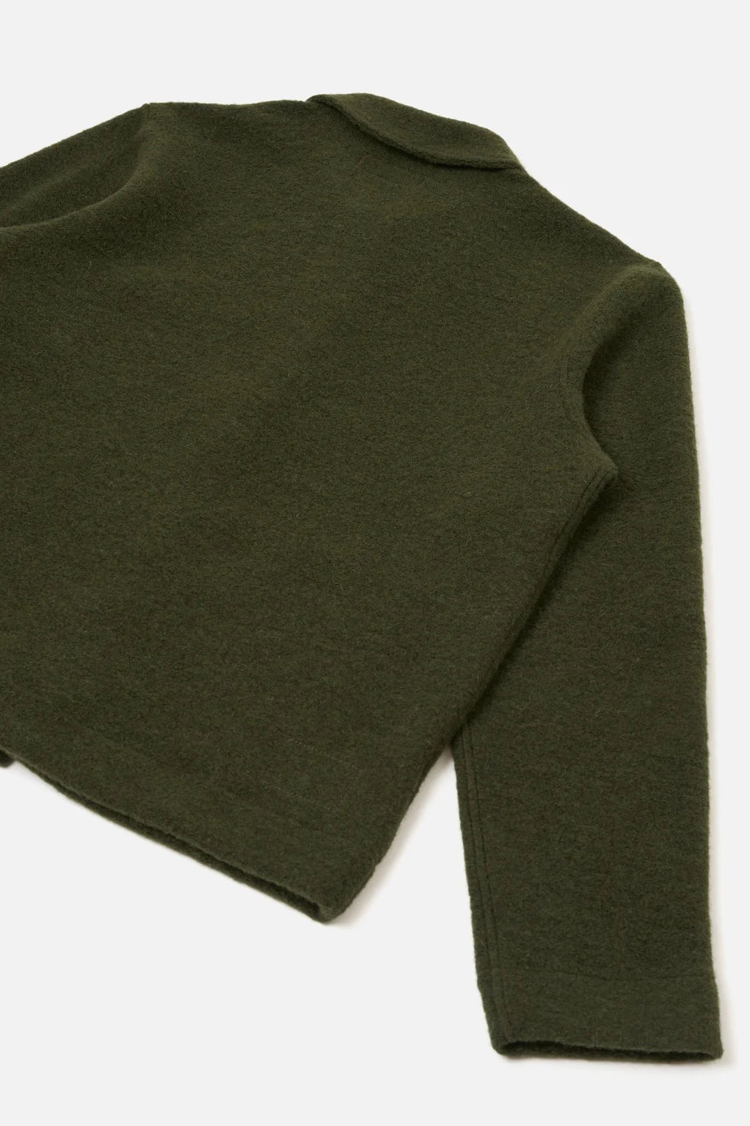 Uniform Jacket - Olive Wool Fleece