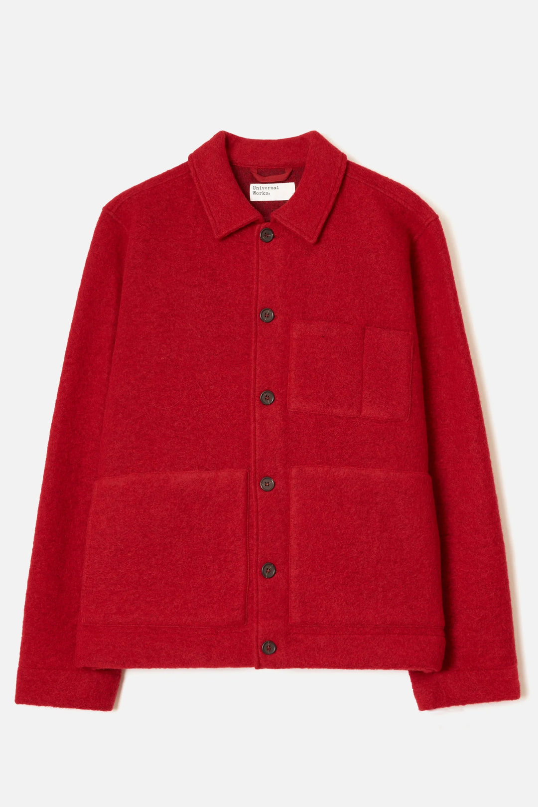 Uniform Jacket - Scarlet Wool Fleece