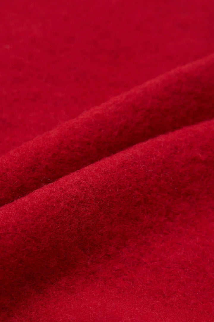 Uniform Jacket - Scarlet Wool Fleece