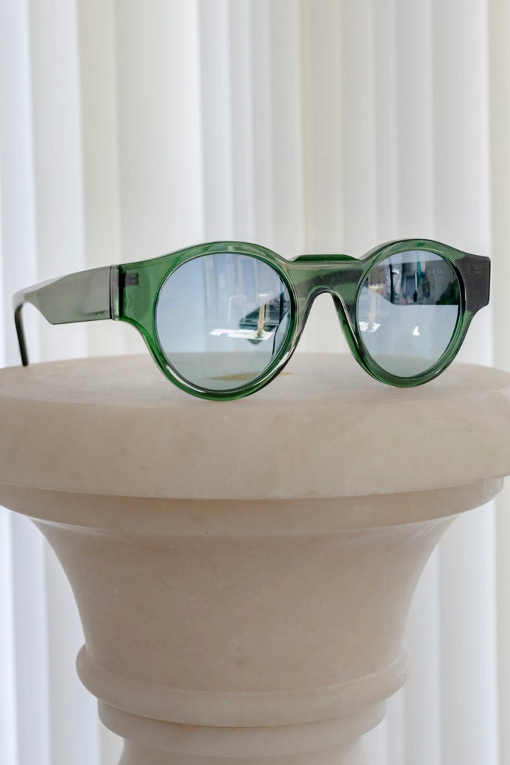 Michelle E9 Sunglasses - Blue-Green Gradient Lens