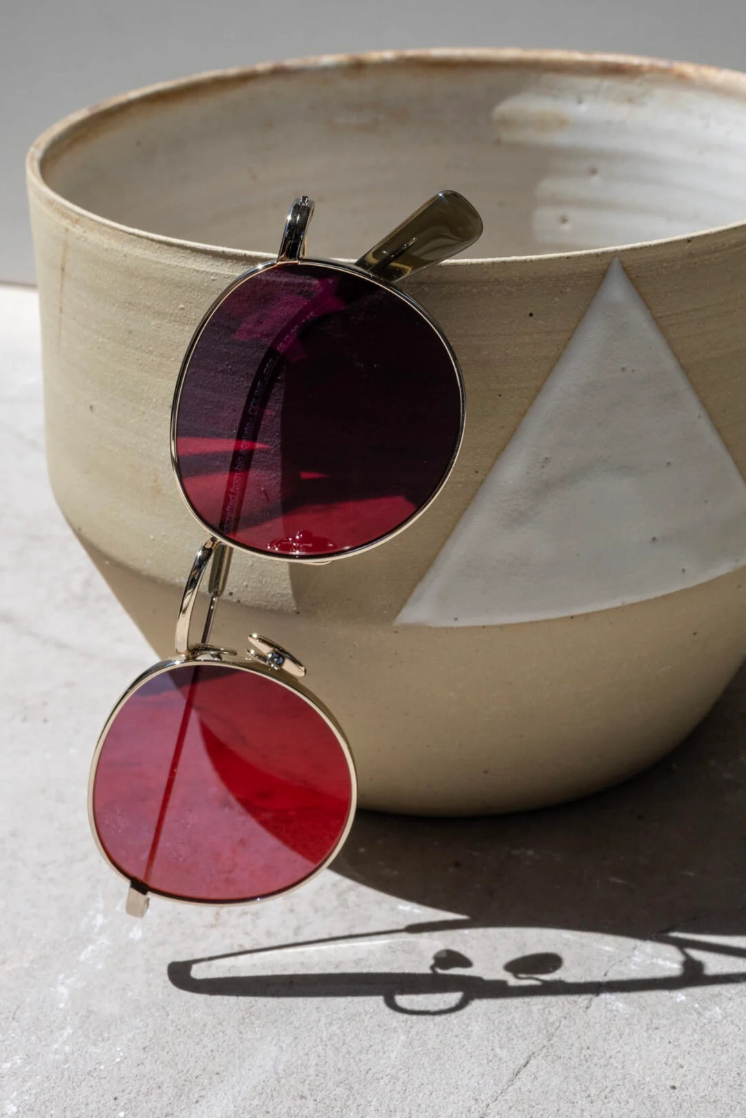 Coline E52 Sunglasses - Orange Mirror Lens