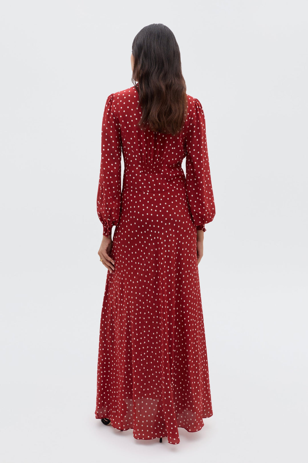 Emory Dress- Layla Dot Red