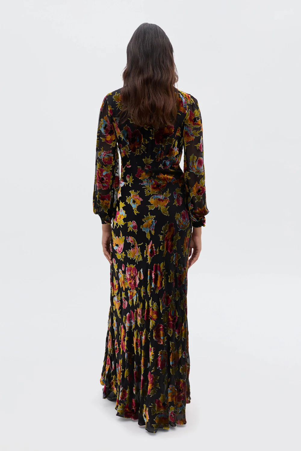 Emory Gown - Devoré Black