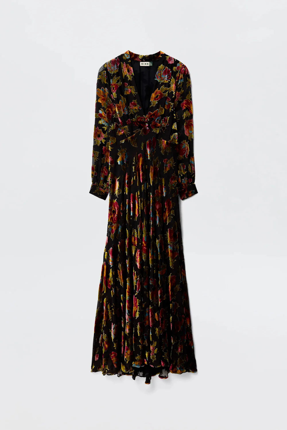 Emory Gown - Devoré Black