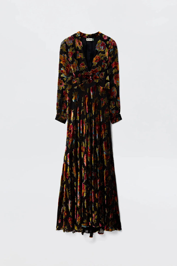 Emory Gown - Devoré Black