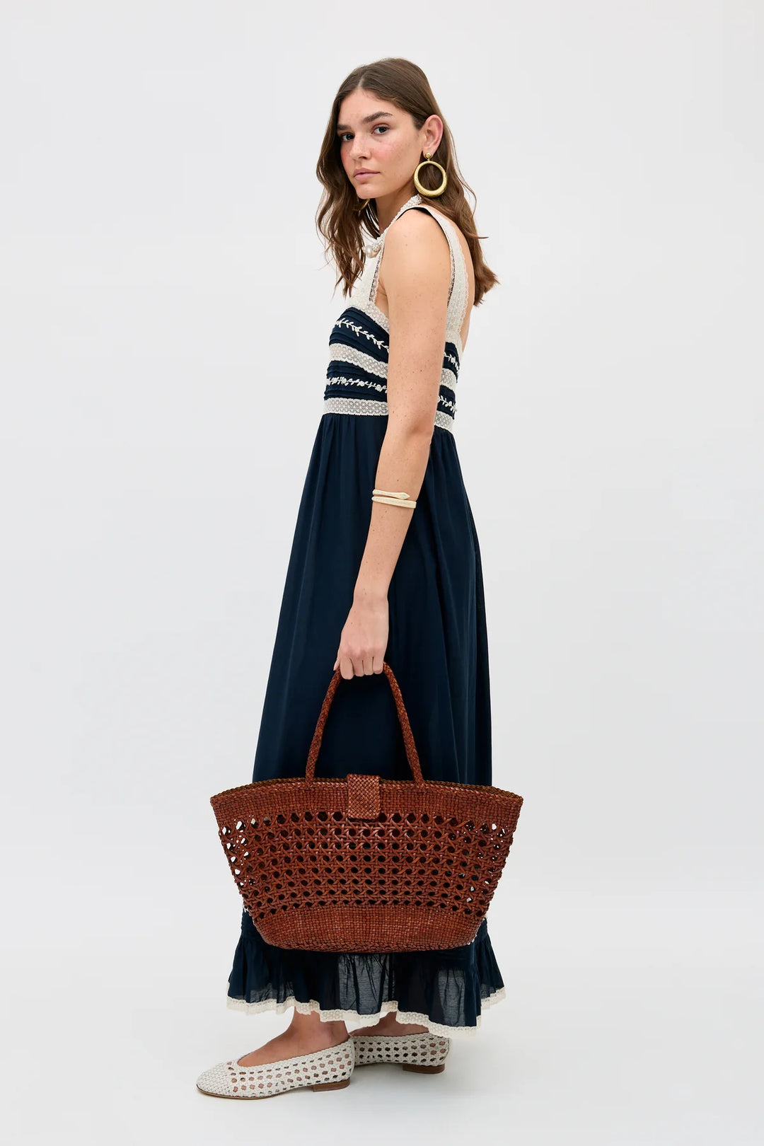 Lucine Leather Bag - Tan