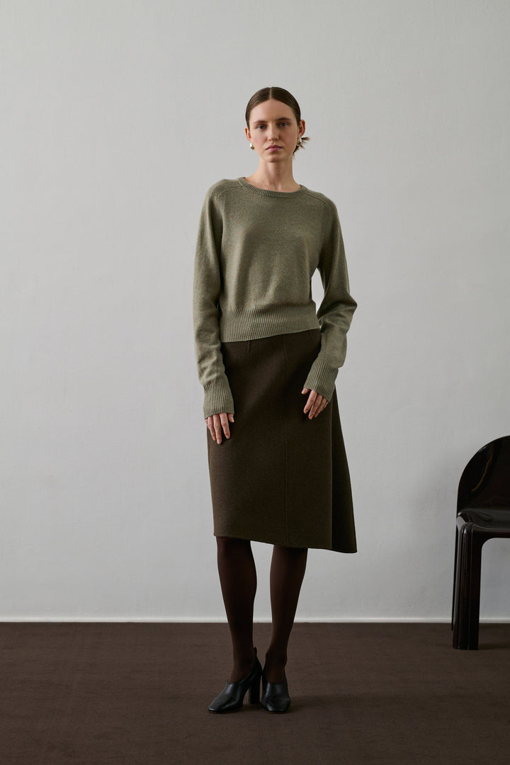 Geneve Skirt - Khaki
