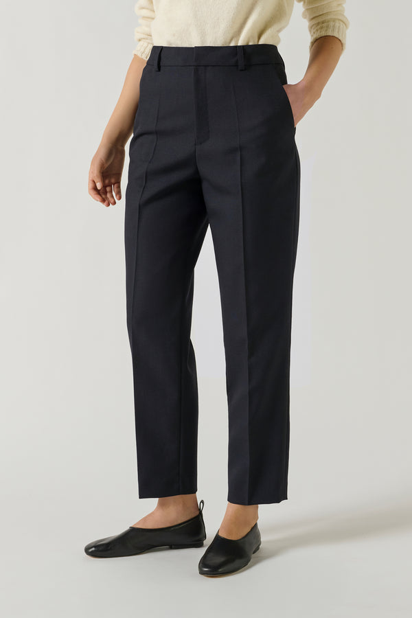 Gabriel Trouser - Black Wool Canvas