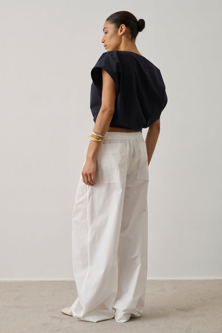 Itea Knotted Blouse - Midnight Blue - Frontiers Woman