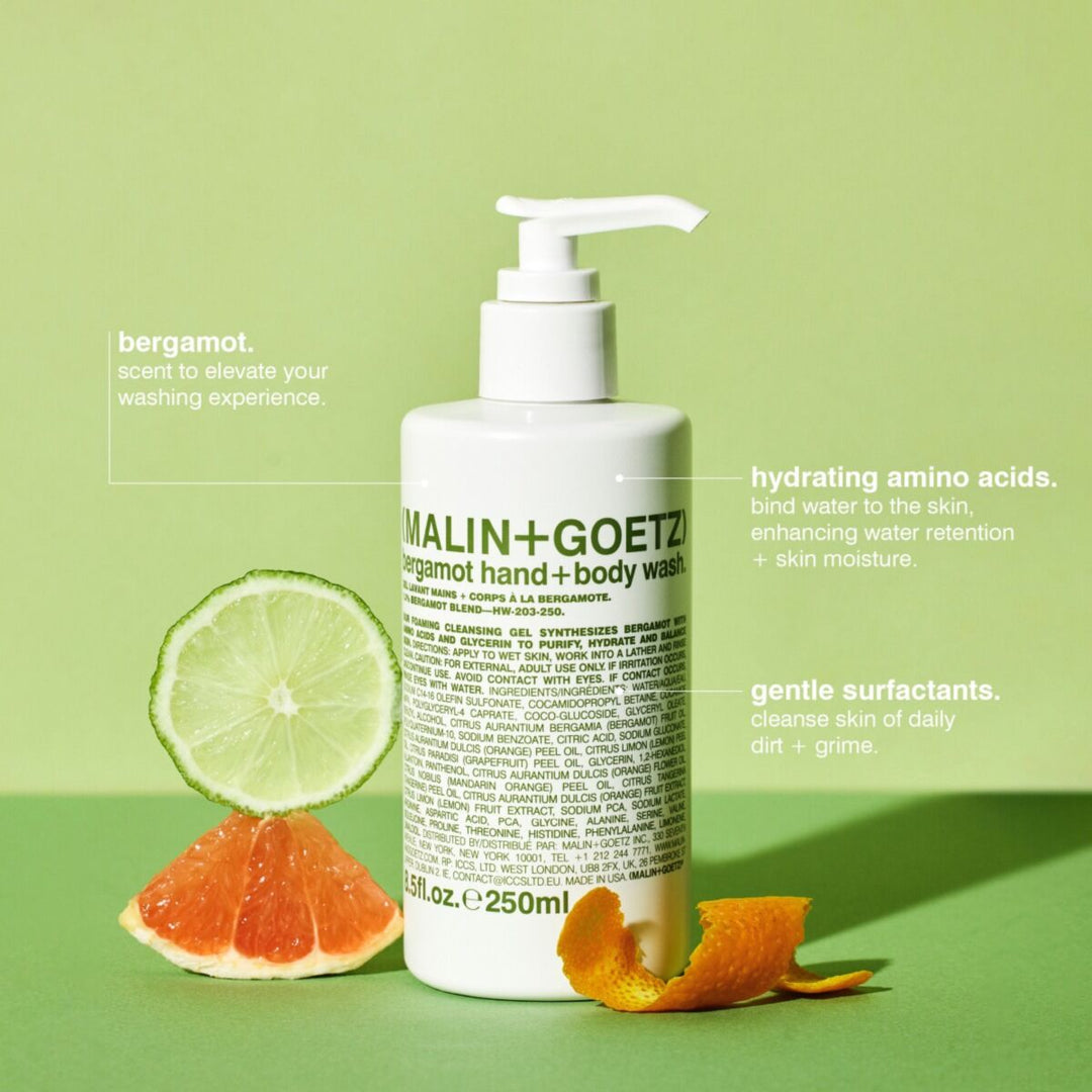 Bergamot Hand + Body Wash 250ml