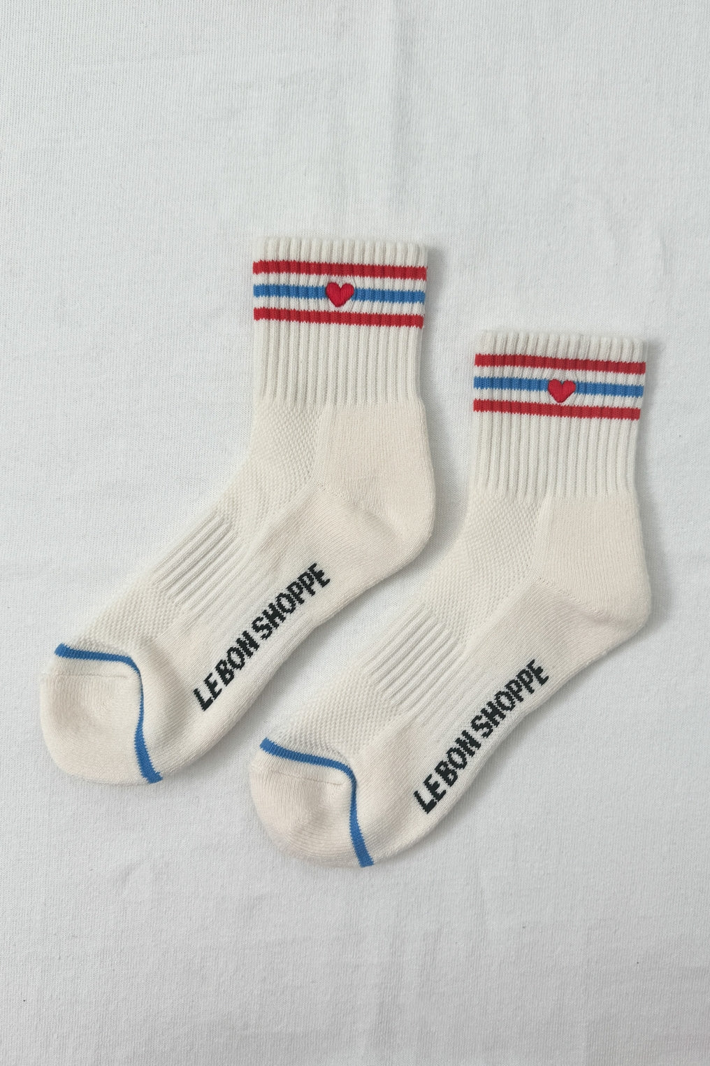 Embroidered Girlfriend Socks - Leche