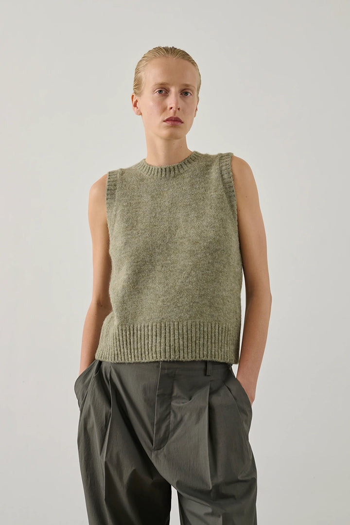 Namaste Wool Vest - Pastel Green