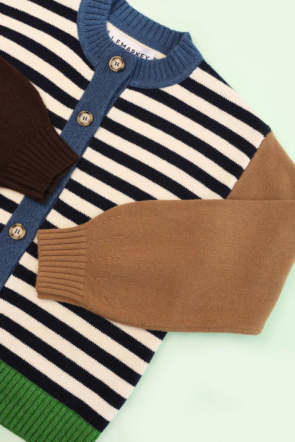 Eval Cardigan - Cornwall Stripe