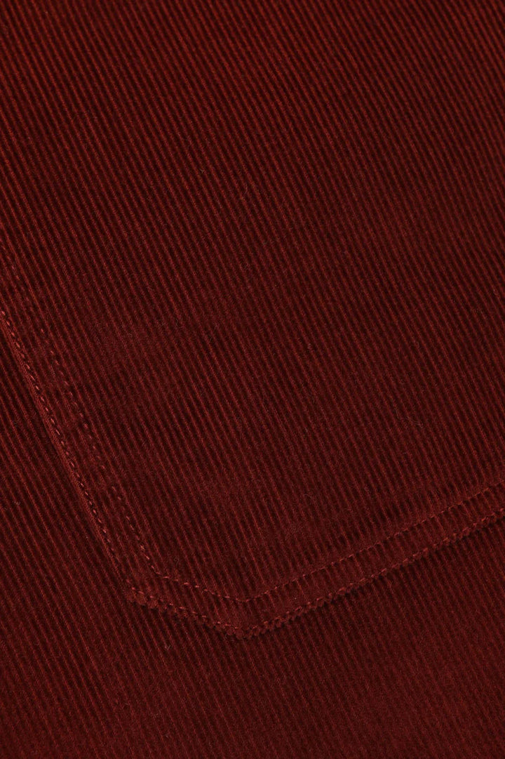 Beckett Crop Trousers - Oxblood