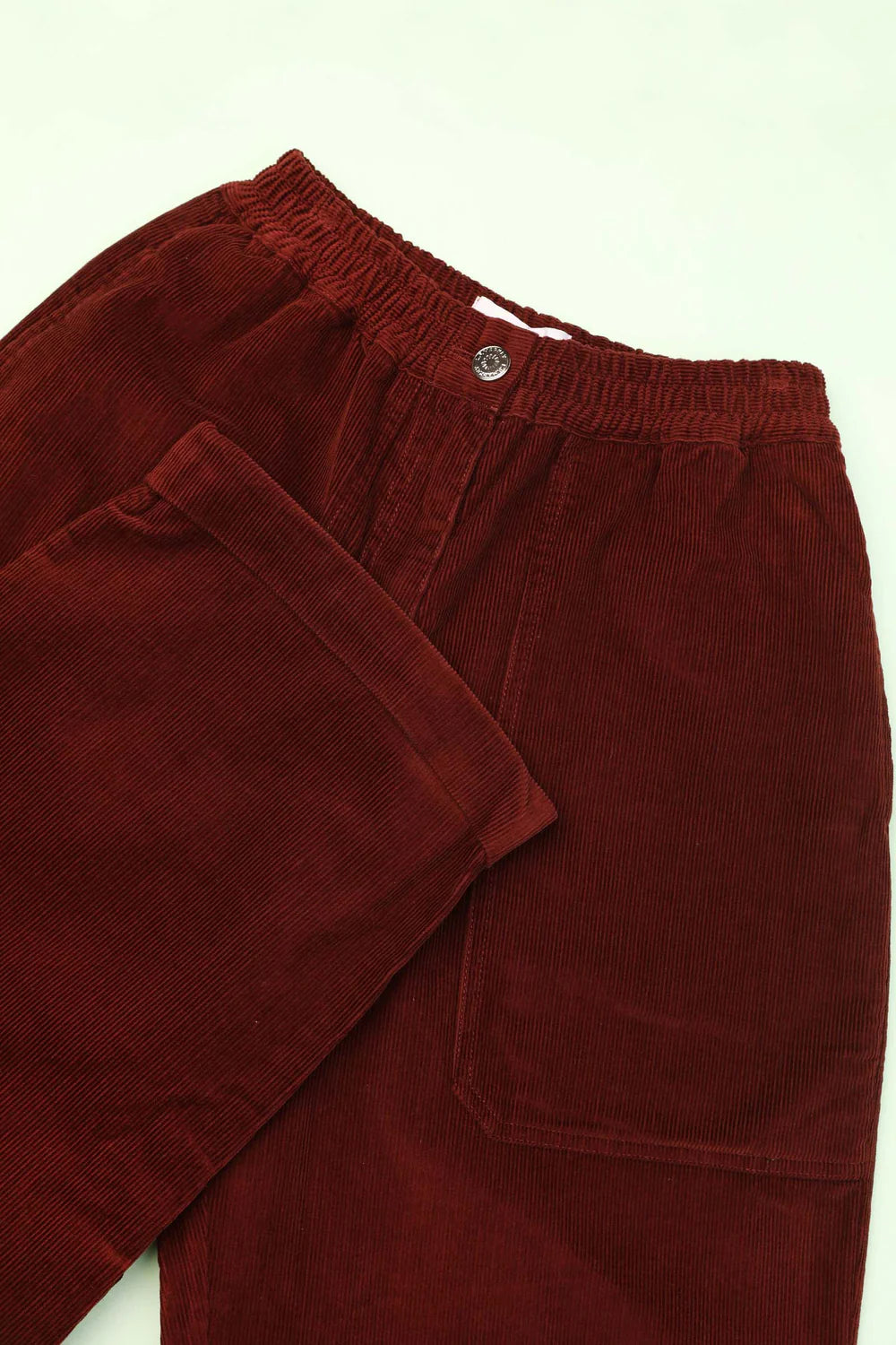 Beckett Crop Trousers - Oxblood