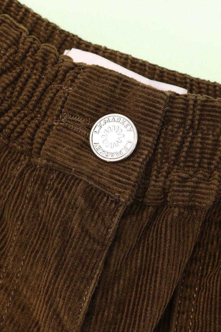 Beckett Crop Trousers - Dark Olive