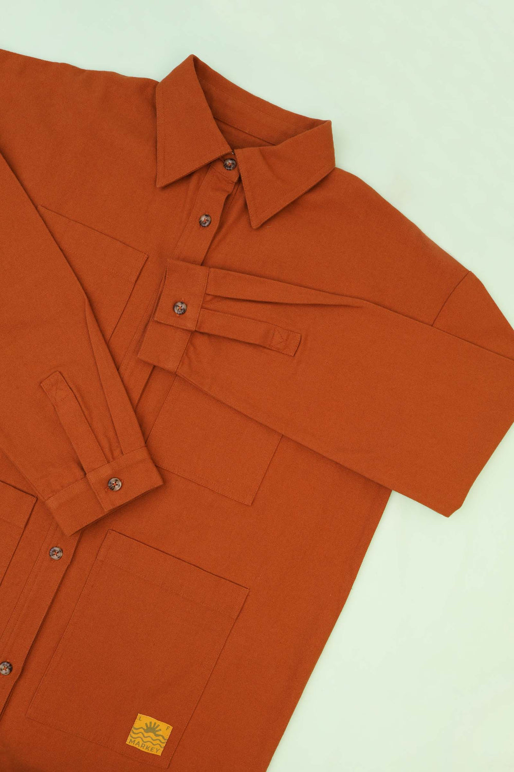 Wright Overshirt - Terracotta