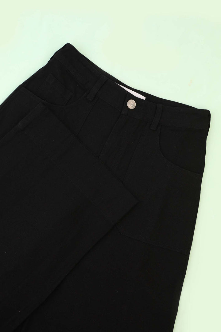 Carpenter Trouser - Black - Frontiers Woman
