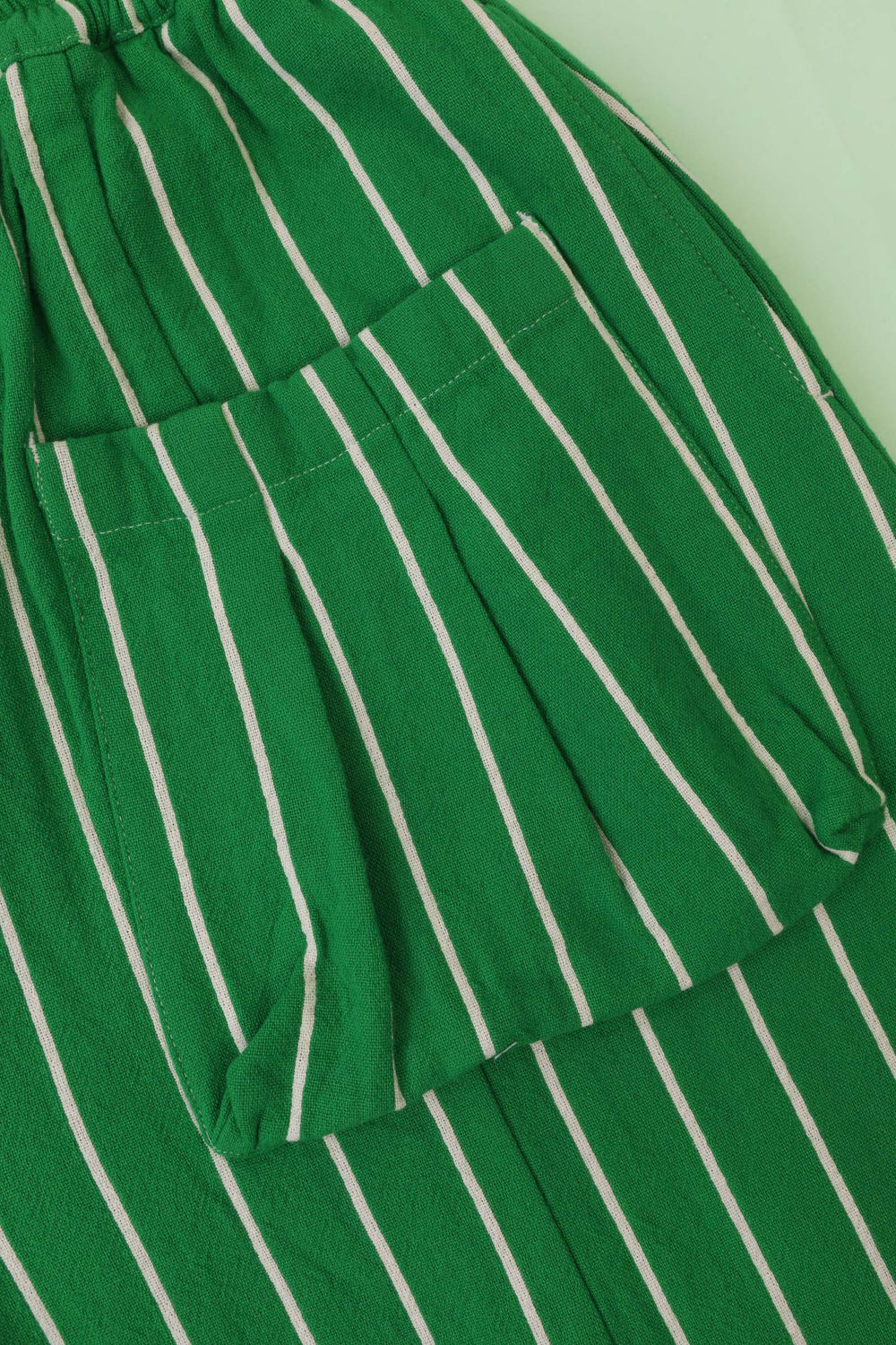Elio Trouser - Grass Stripe - Frontiers Woman