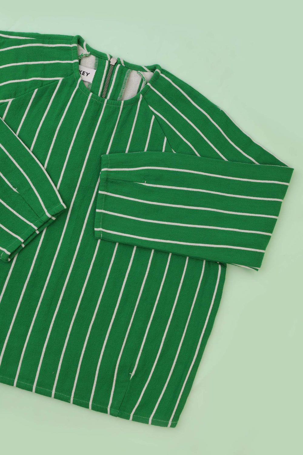 Oslo Top Stripe - Grass Stripe - Frontiers Woman