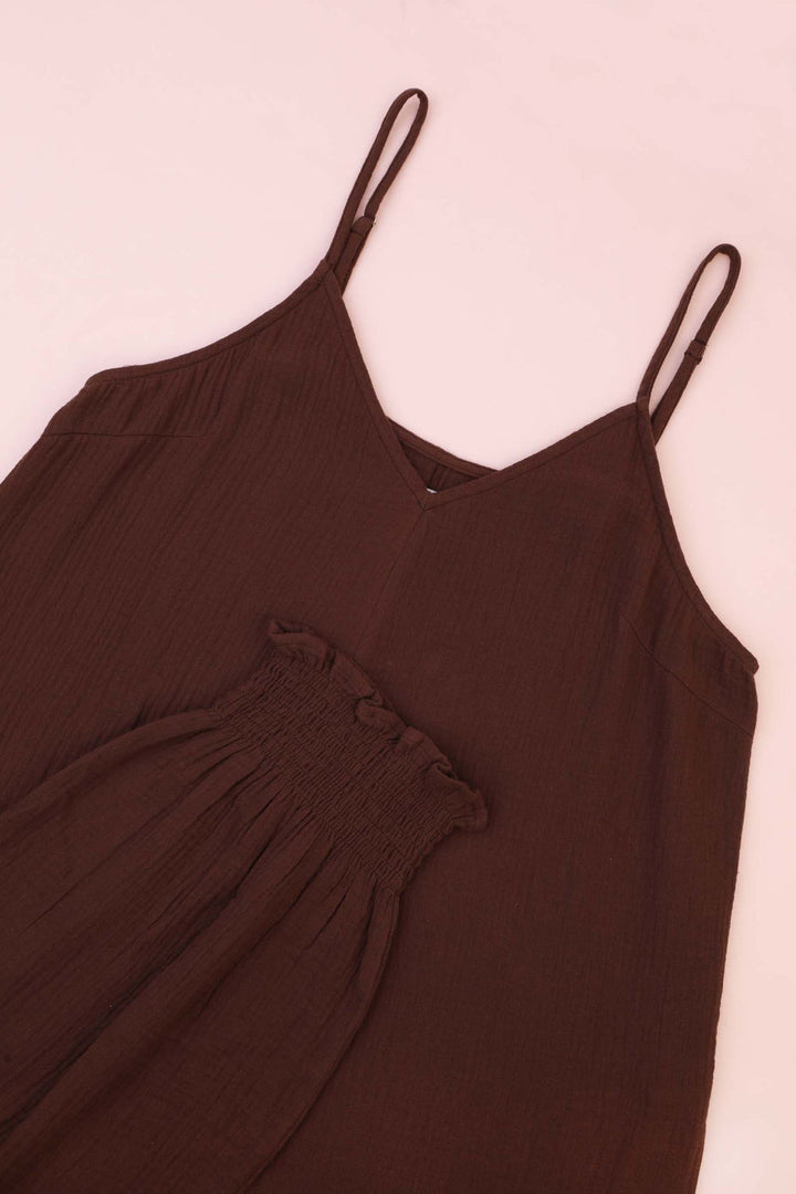 Tineke Jumpsuit - Chocolate