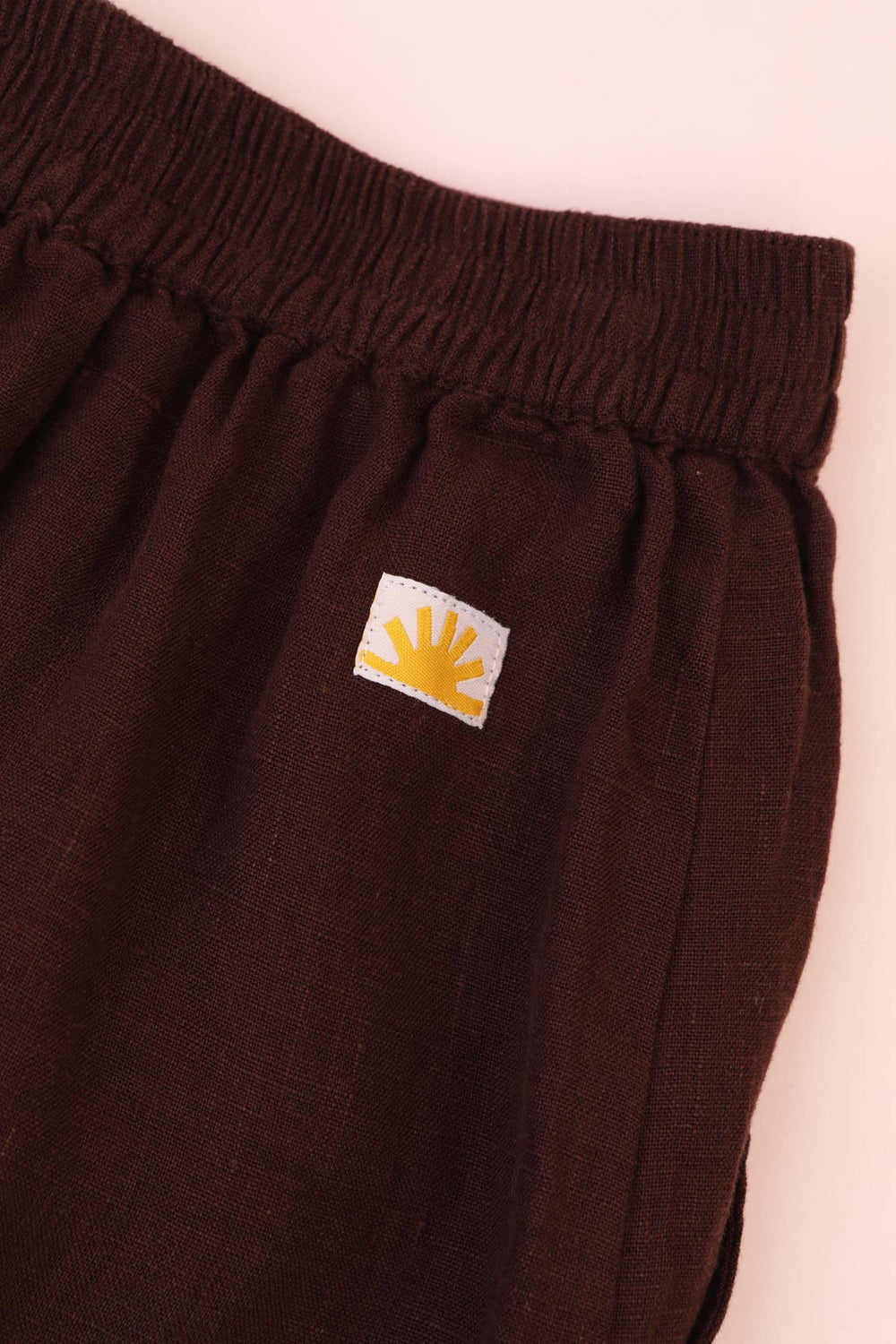 Basic Button Front Skirt - Chocolate