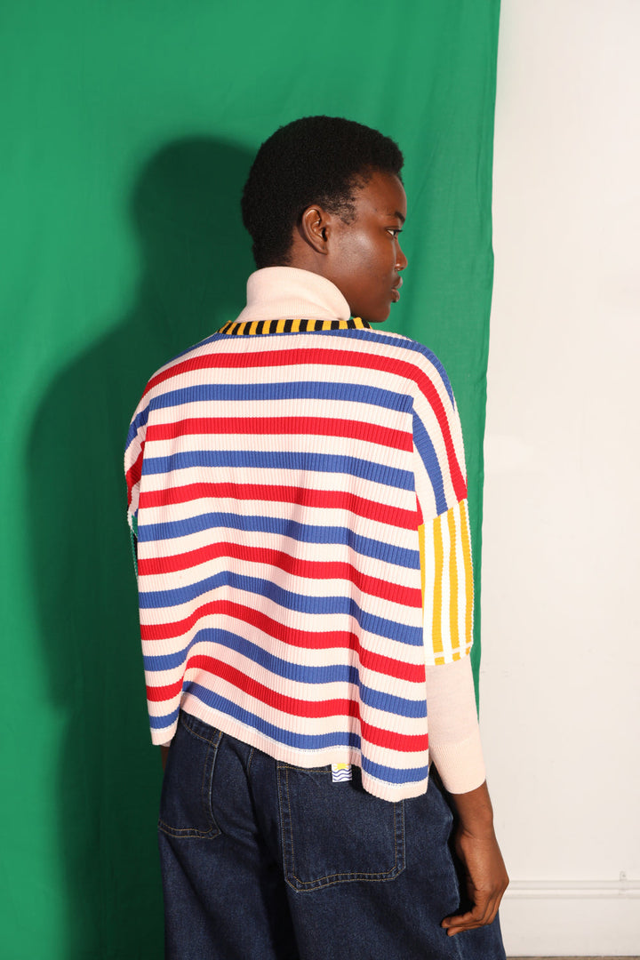 Winston Knit Tee - Multi Stripe