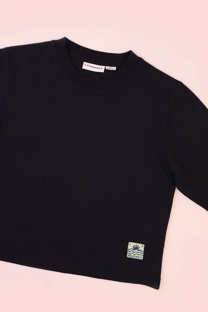 Boxy Tee - Navy