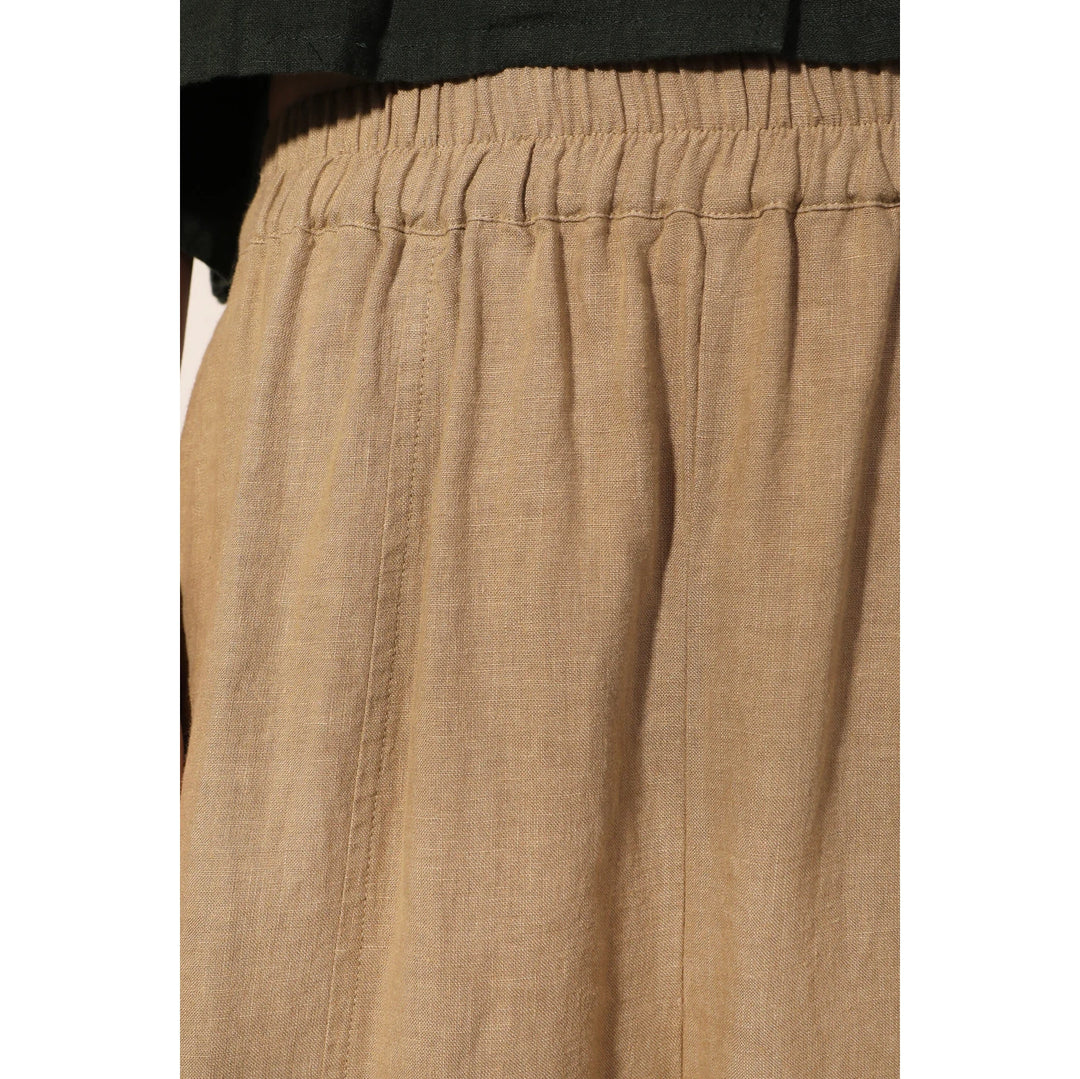 Basic Linen Trousers - Stone