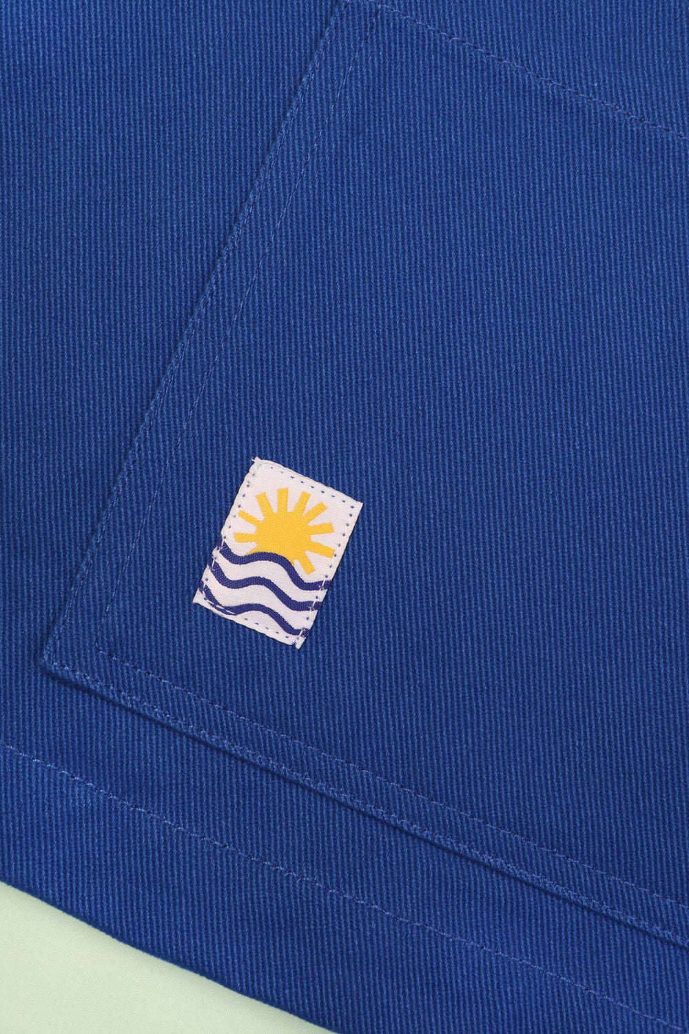 Wide Chore Coat - Cobalt