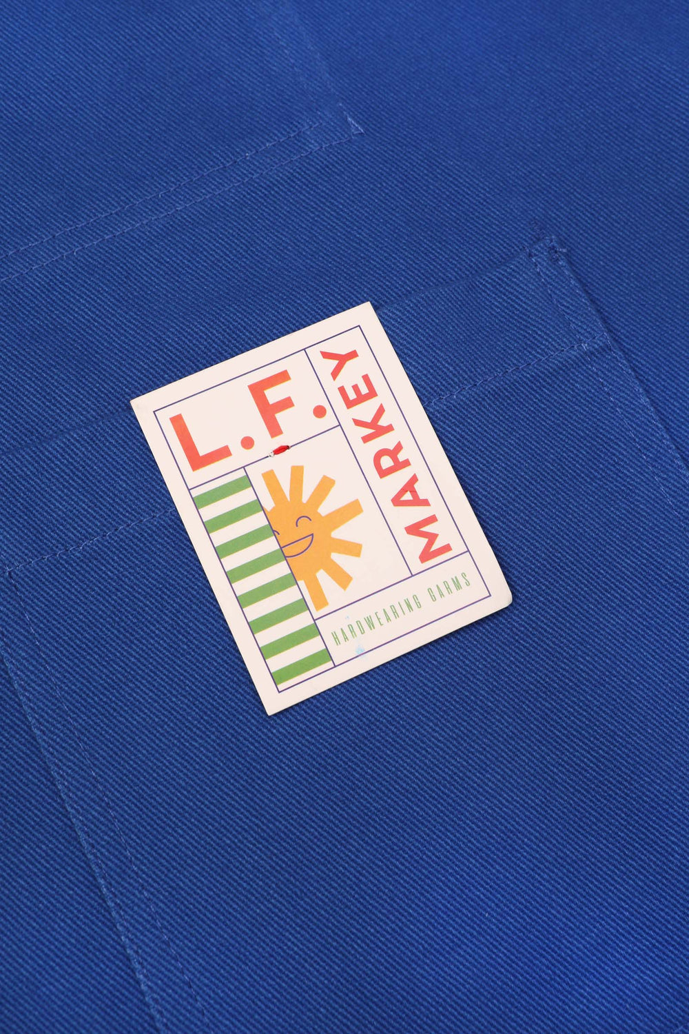 Wide Chore Coat - Cobalt