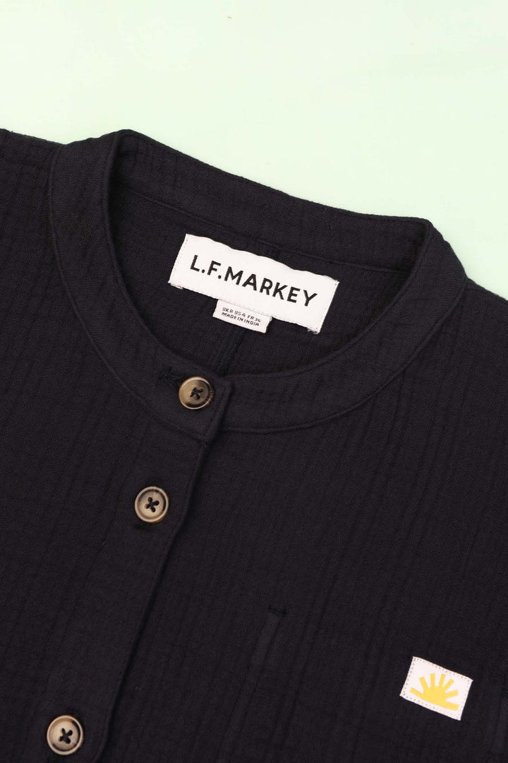 Wide Chore Coat Longline - Midnight