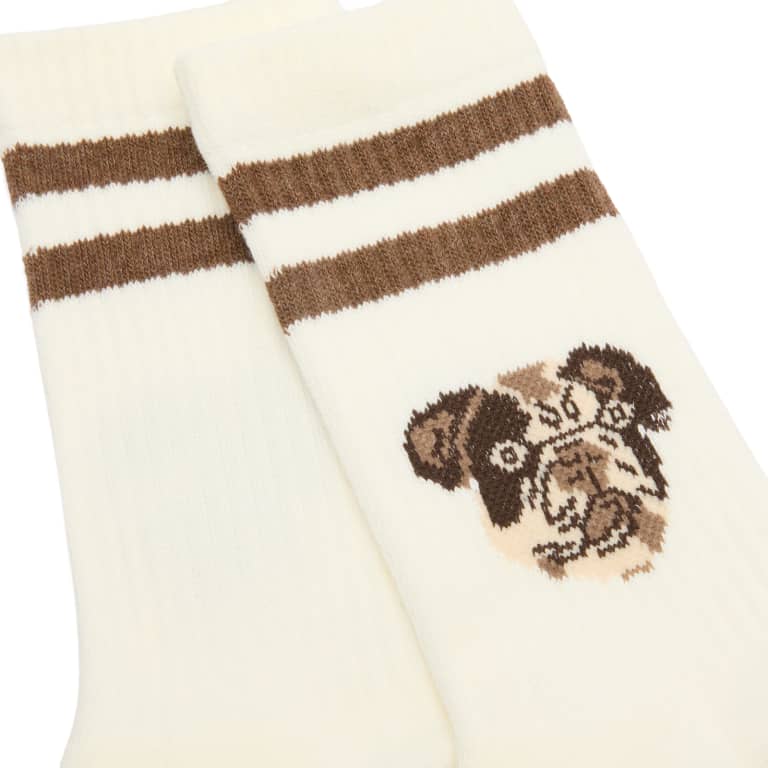 Dog socks - Brown stripe