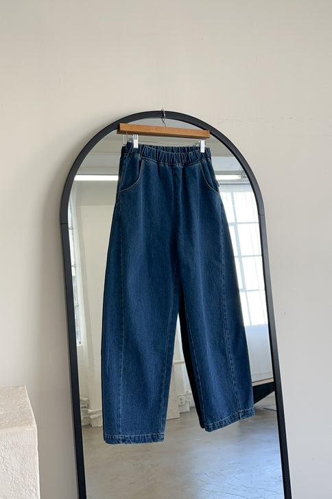 Long Arc Pants - Blue Denim